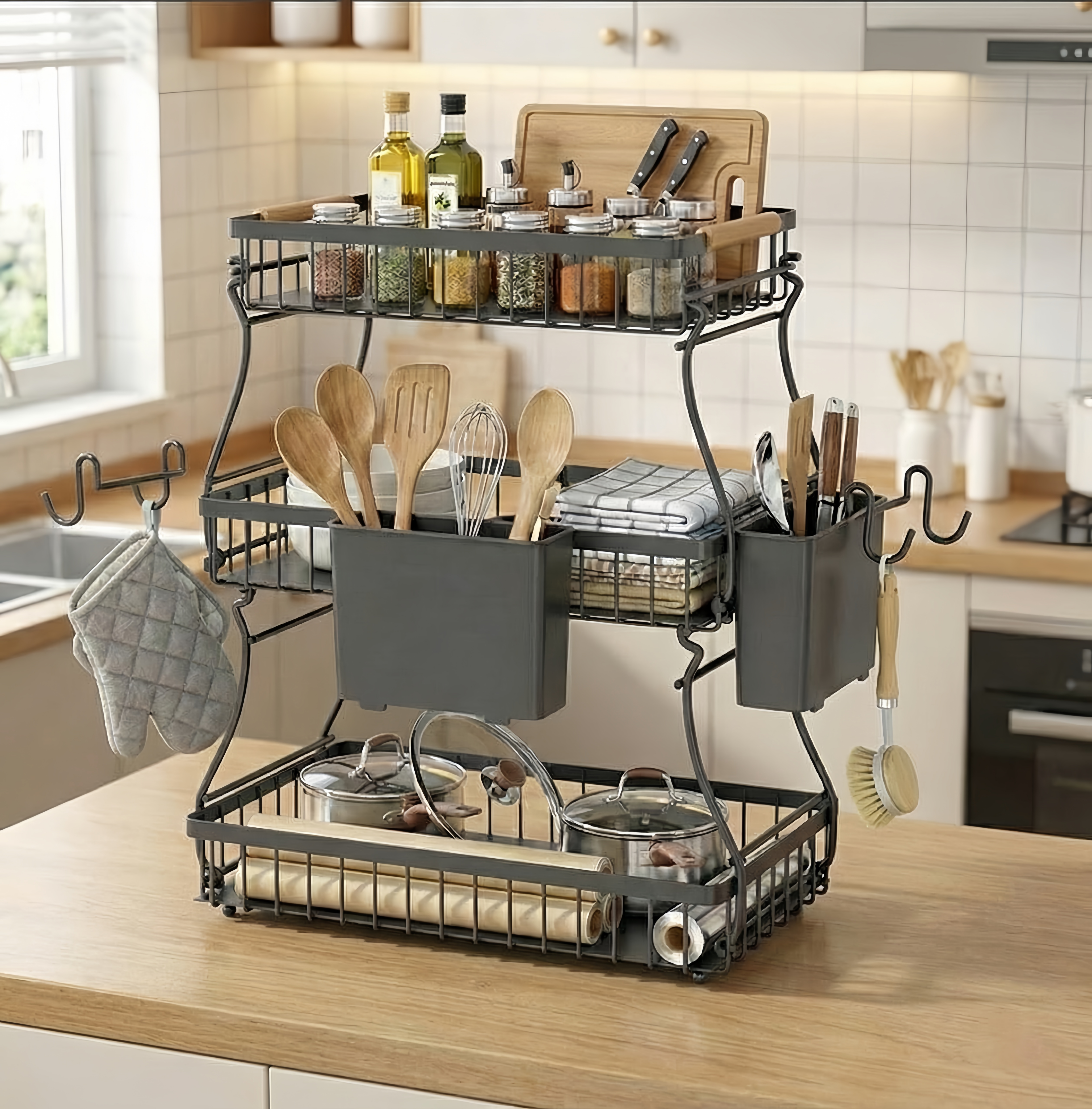 Metal Fruit And Vegetable Storage Basket