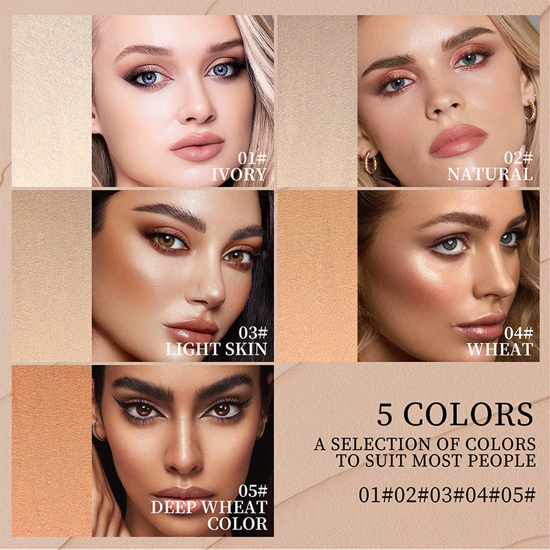 Dual-Ended Foundation & Concealer Stick with Built-in Brush