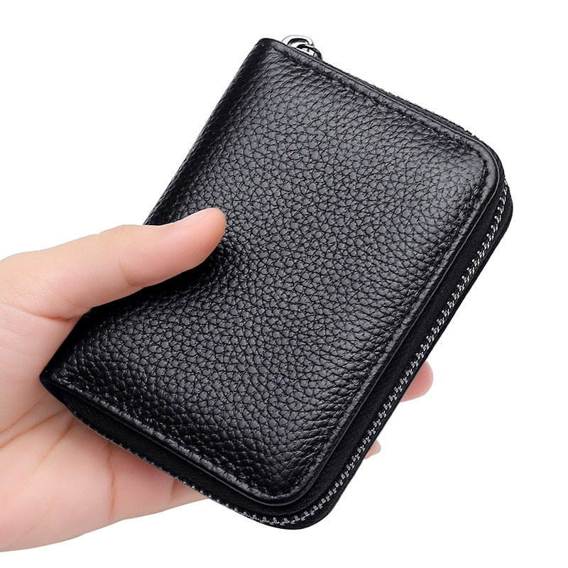 ID Cards Holders Bank Credit Bus Cards Cover Anti Demagnetization Coin Pouch Wallets Bag Business Zipper Card Holder Organizer