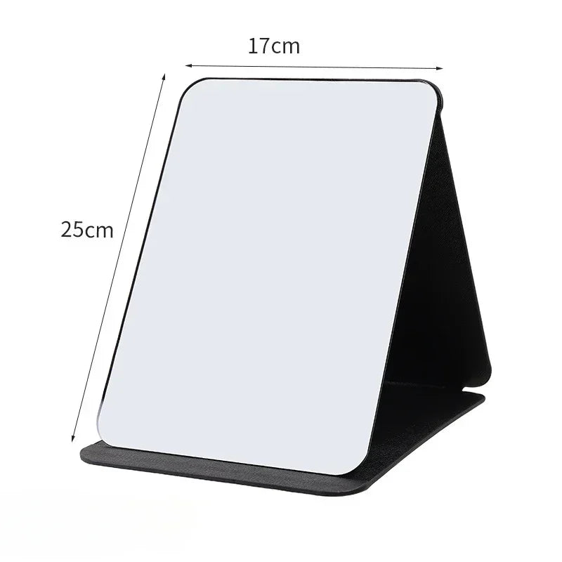 Portable LED Light Makeup Mirror Vanity lights Compact Make Up Pocket mirrors Vanity Cosmetic hand folding led Mirror lamp
