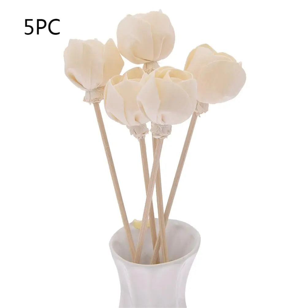 Rose flower Rattan Sticks Fireless Fragrances Reed Diffuser Stick Ornaments Home Decor