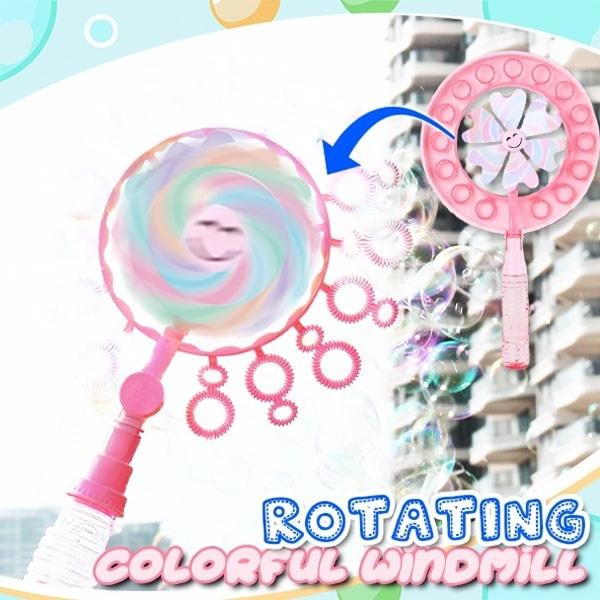 Fun Windmill Bubble Wand Set
