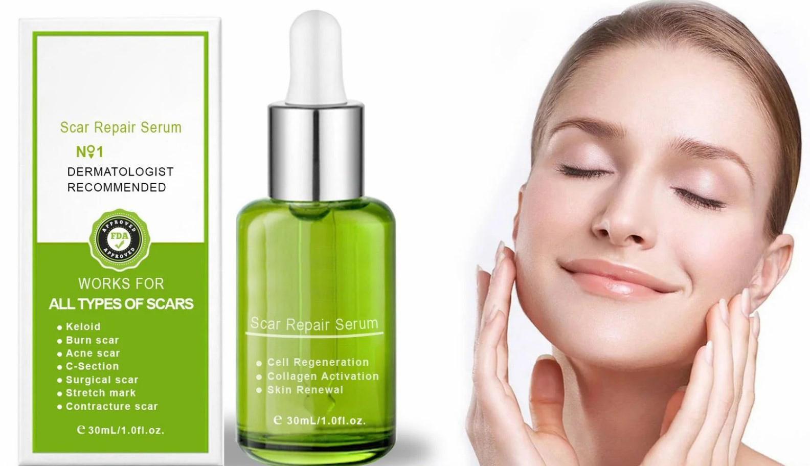 Advanced scar removal serum for all types of scars