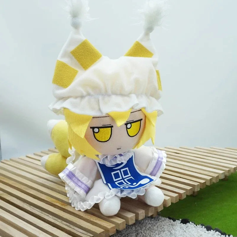 Yorigami Shion Fumo Plush Toy TouHou Project 20cm Sitting Soft Doll Kawaii Plushie Figurine Kids Fans Birthday Christmas Gifts