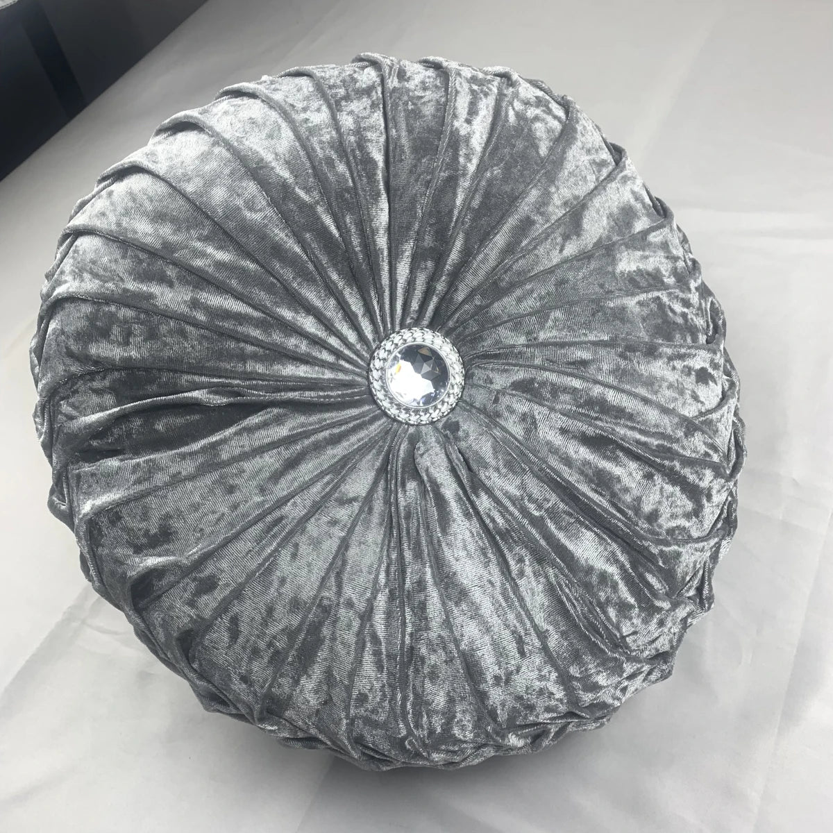 Pumpkin shaped Pillow Nordic Style Solid Color Velvet Pillow Living Room Round Paddle Window cute Cushion Japanese sofa Tatami