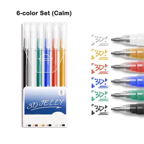 3D Jelly Pen Set (6PCS/12PCS)