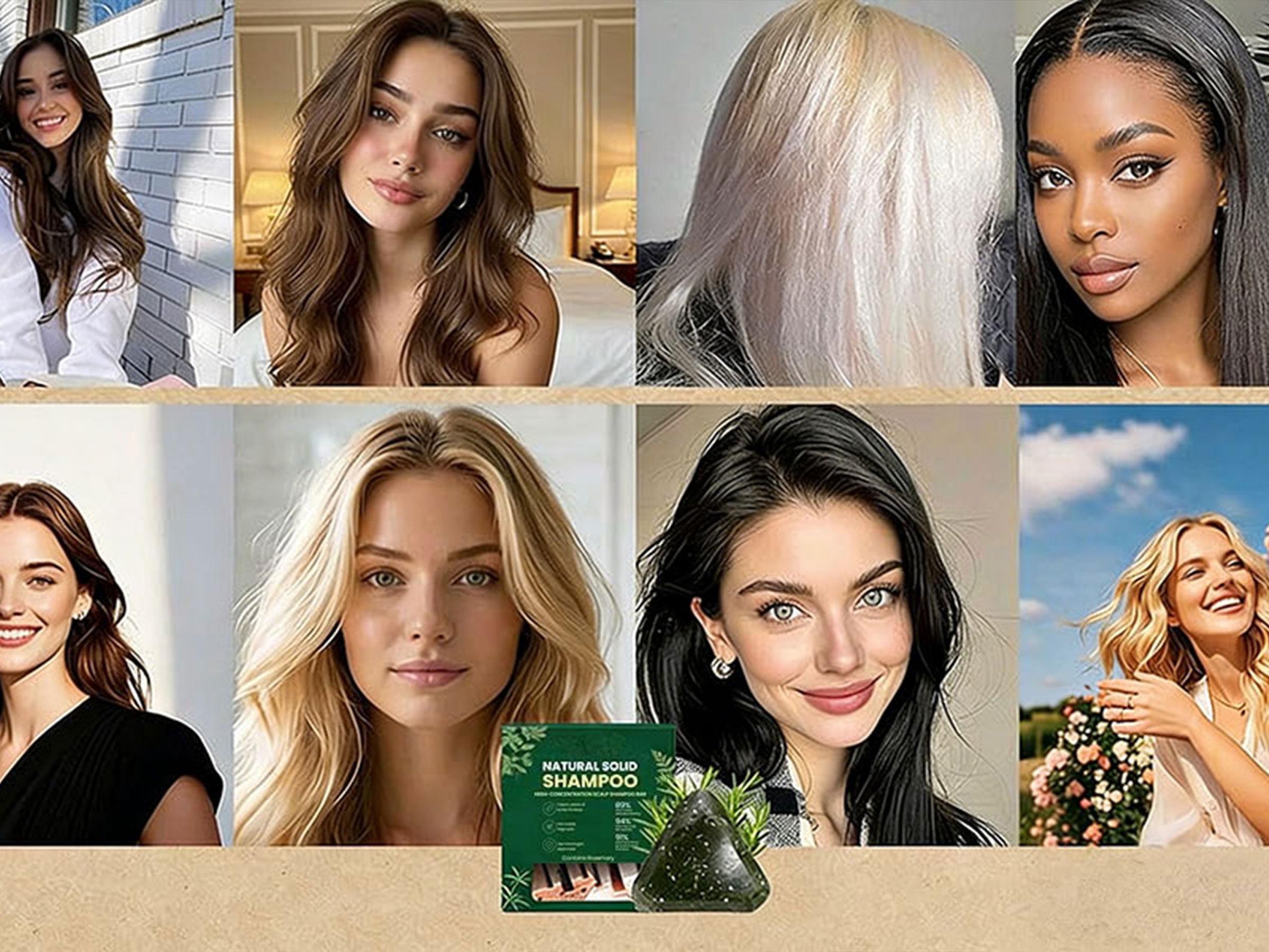 Yoracare Korean Scalp Revival Bar, 2026 Yoracare Rosmarin & Aminosäuren stärkender Anti-Verdünnungs-Shampoo-Riegel, feuchtigkeitsspendende und kopfhautfreundliche Kräuterpflege 80g