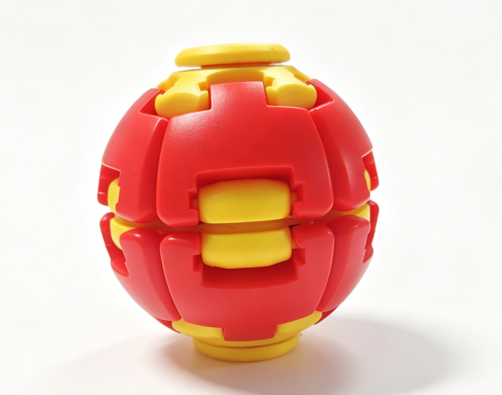 HelixCore Spiral Rotating Fidget Ball, 3D Printed Finger Spinning Stress Relief Fidget Spinner, Hand Grip Strength Training Squeeze Toy, Ideal Holiday Gift For Kids & Adults