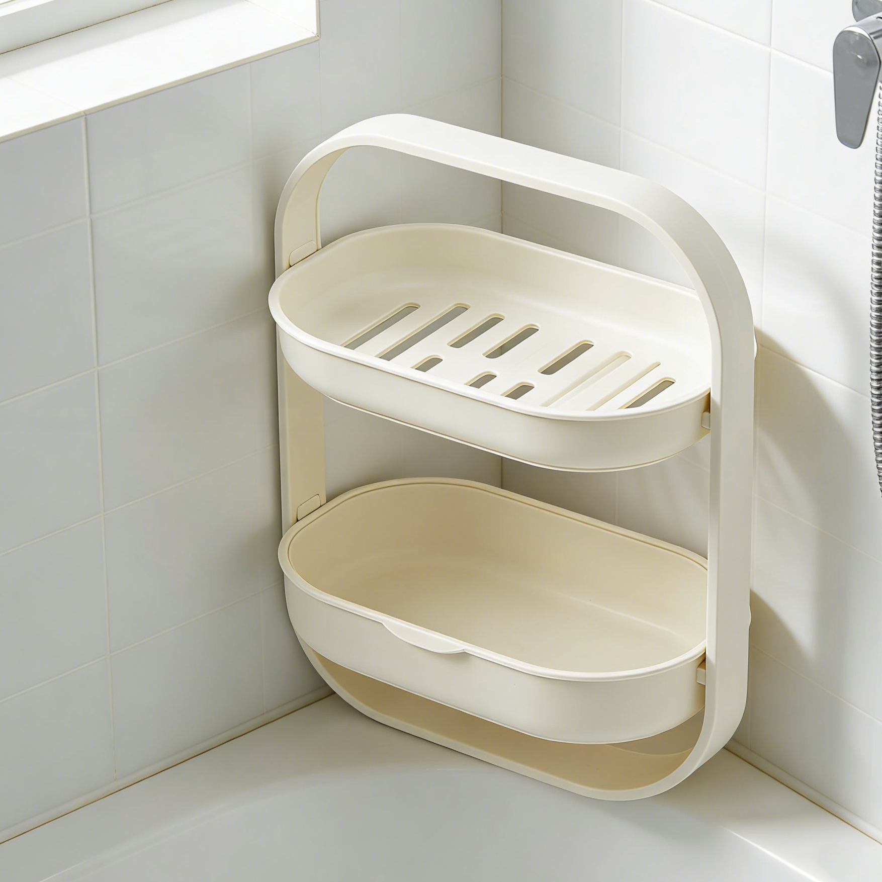 2-Tier Drain Soap Holder