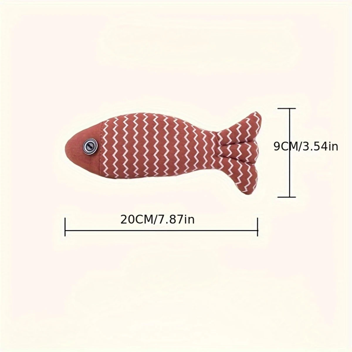 1pc Pet Toys Cat Chew Toys Linen Fish Pillow Chew Training Toy Simulation Fish Puppet Pet Supplies