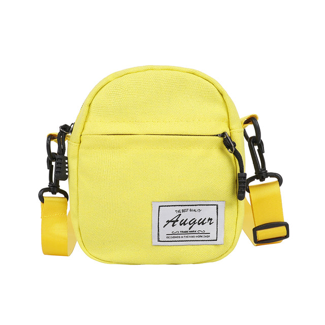 Women Cartoon Print Shoulder Bag Cute Canvas Bag Contrast Color Crossbody Girls Kawaii Phone Purses Ladies Small Square Handbag
