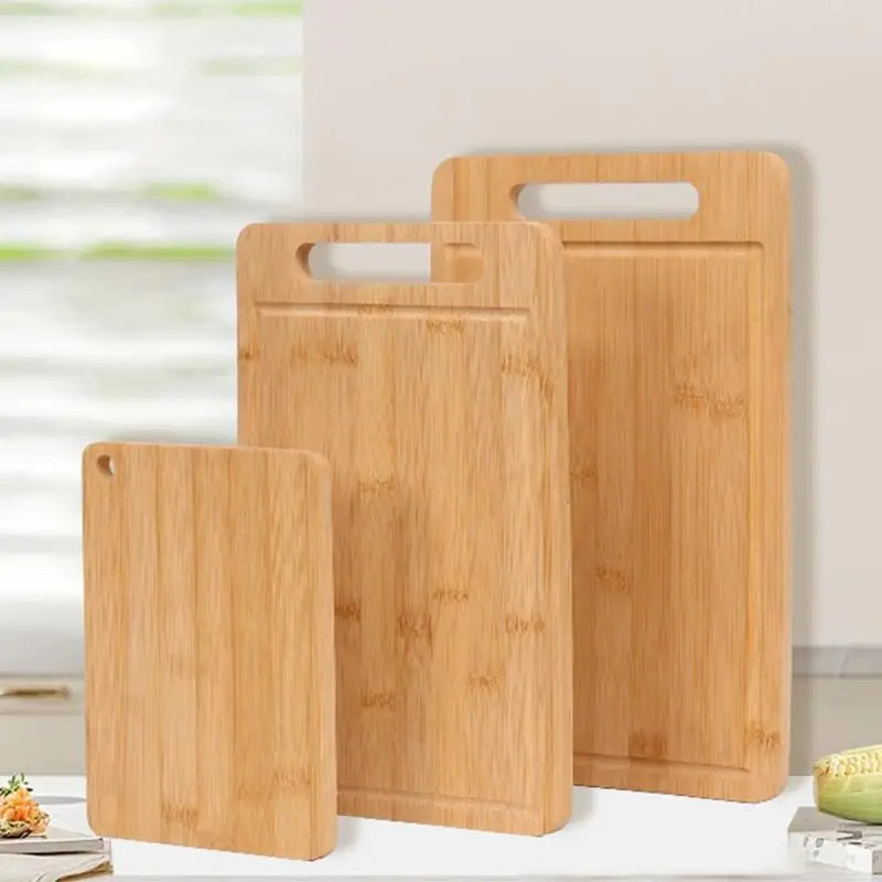 Wooden Cutting Board Household double-sided bamboo chopping board Oil And Wax Applicator For Butcher Blocks Cutlery