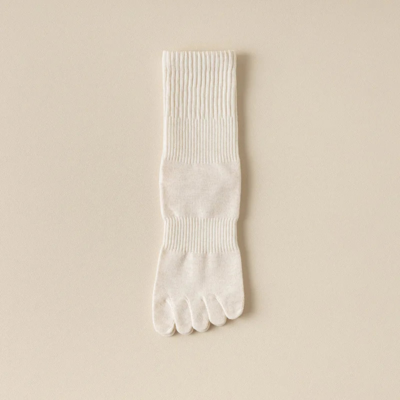 Spring Autumn Five Fingers Women Socks Japan Style Solid Colour Ladies Split Toe Sports Socks kawaii Cotton Harajuku Toe Socks