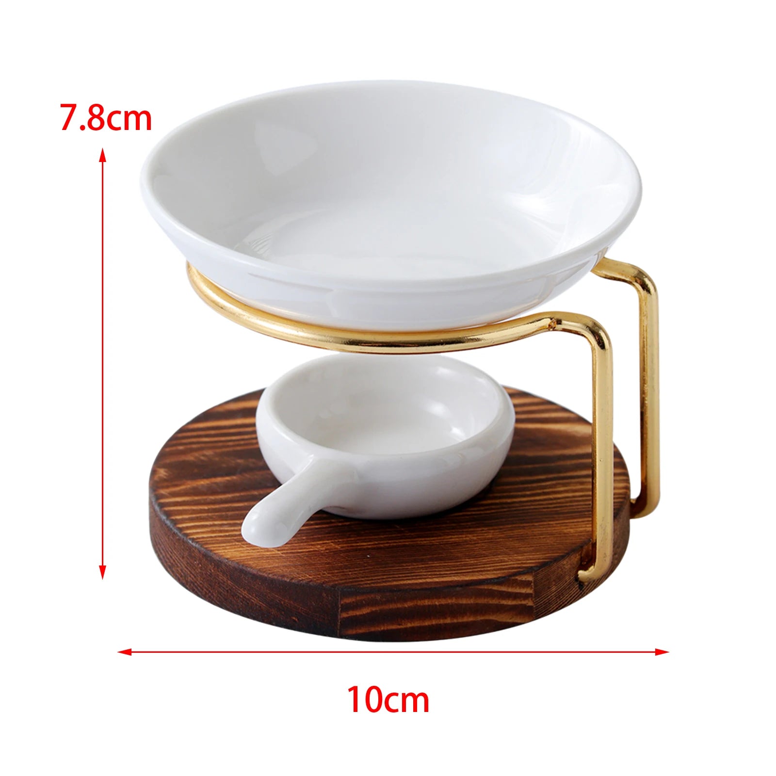 Aromatic Essential Oil Burner Oil Warmer Candle Holder Wax Melt Burner Oil Lamp Oven Fragrance Wax Oven Household Candle Lamp