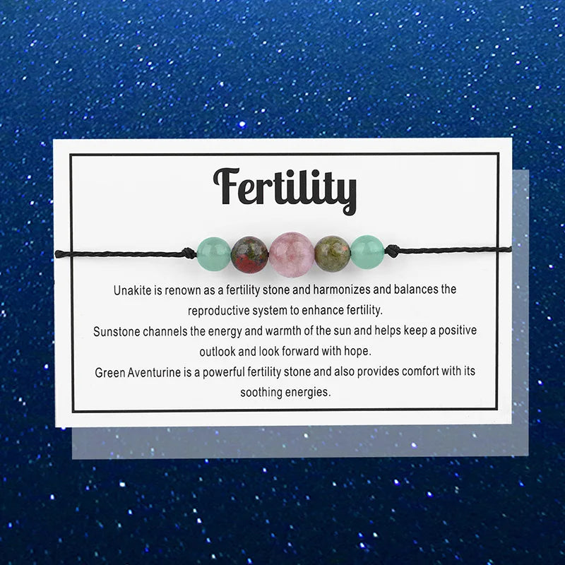 Fertility Wish from Natural Crystal Sun Stone