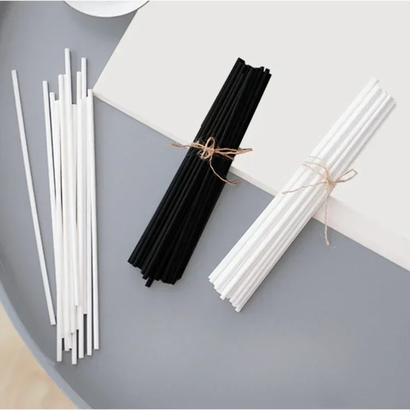 100/50Pcs Reed Diffuser Sticks 3mm Replacement Stick DIY Handmade Home Decor Thick Rattan Aromatherapy Diffuser Refill Sticks