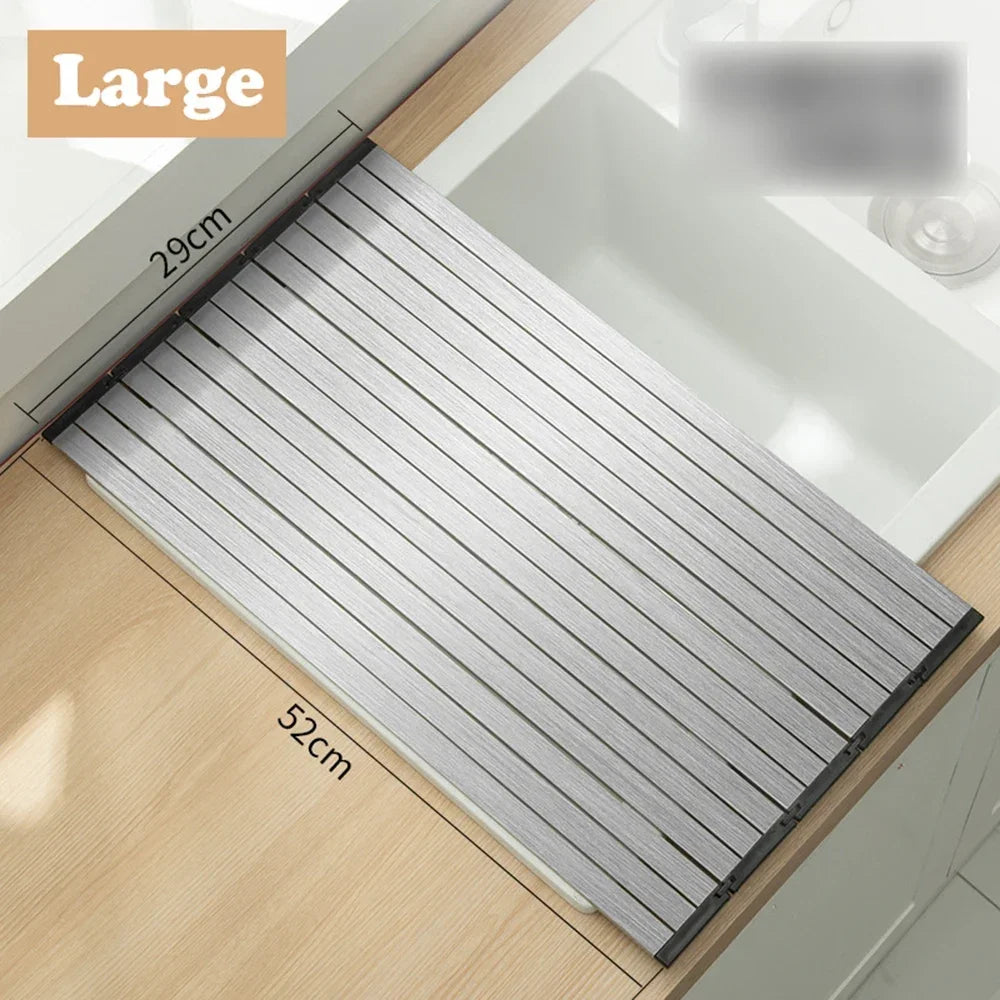 304 Stainless Draining Basket Sink Chopping Board Multifunctional Folding Cutting Board Sink Washbasin Chopping Board Drain Rack