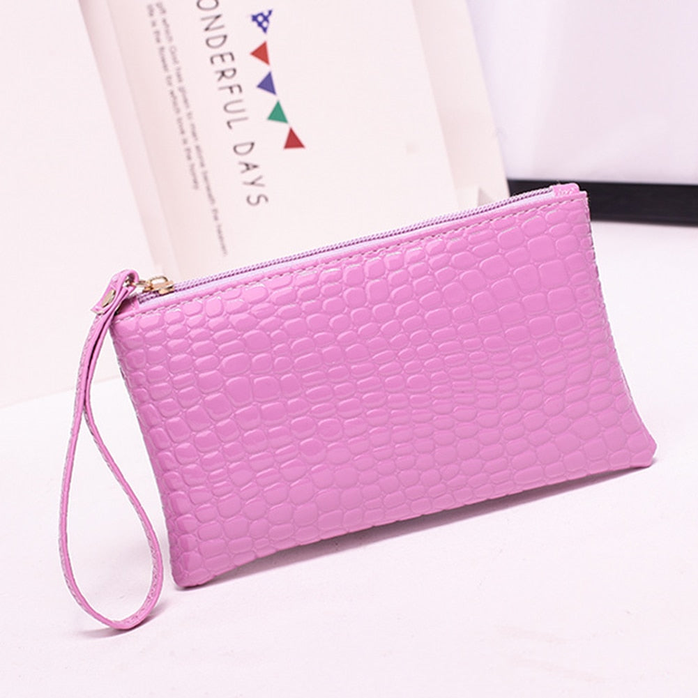 Women Wallets Fashion Lady Wristlet Handbags Long Money Bag Zipper Coin Purse Cards ID Holder Clutch Woman Wallet PU Leather