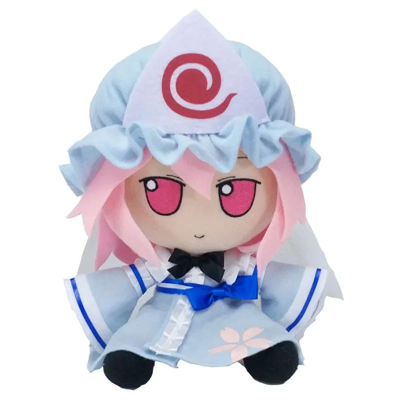 Yorigami Shion Fumo Plush Toy TouHou Project 20cm Sitting Soft Doll Kawaii Plushie Figurine Kids Fans Birthday Christmas Gifts