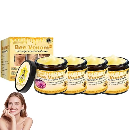 Bienengift Pro Umfassende Creme, Professionelle bienengift Therapie Creme, Ourlyard Bee Venom Hautregenerierende Creme, bienengift cremes, Bienengiftsalbe, für alle Hauttypen