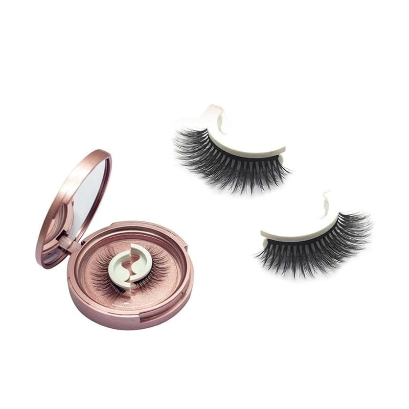 Reusable Self-Adhesive False Eyelash No or Eyeliner Needed Eyelashes Gift