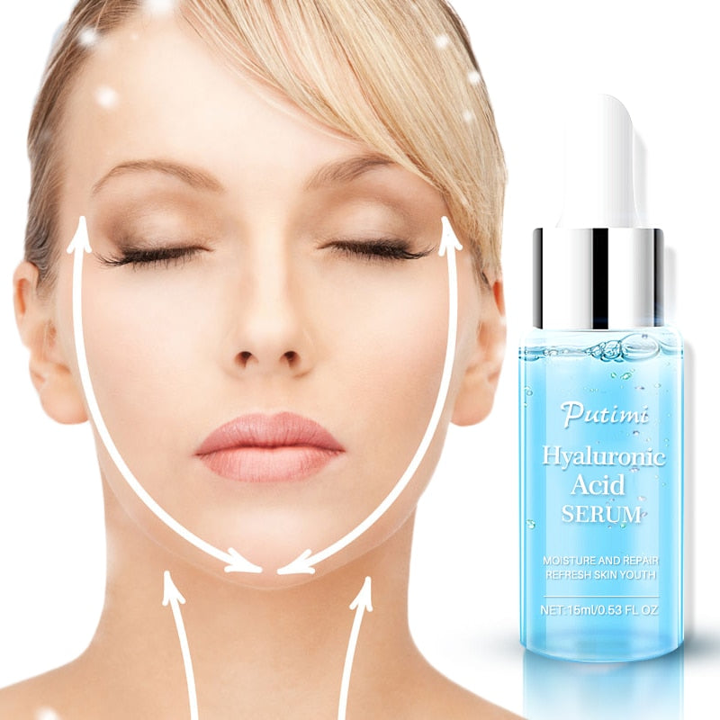 Hyaluronic Acid Face Serum Anti Wrinkle Anti-Aging Shrink Cream