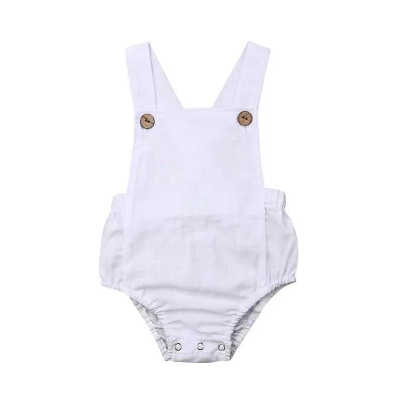 0-3Y Newborn Kids Bodysuit Baby Boy Girl Clothes Jumpsuit Sunsuit Outfits Soild Children's Clothes Baby Summer Clothing