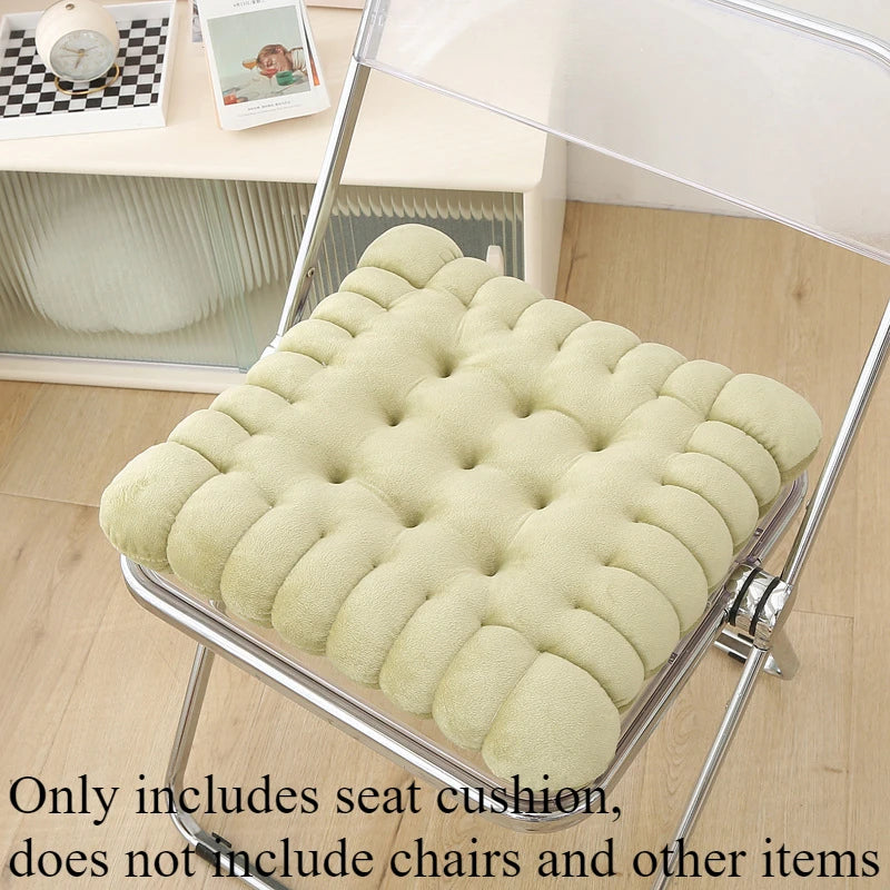 Thickened Cushion with Cushion and Biscuit Long Sitting Cushion Tatami Mat Practical Floor Mat for Homestays Rectangular Cushion