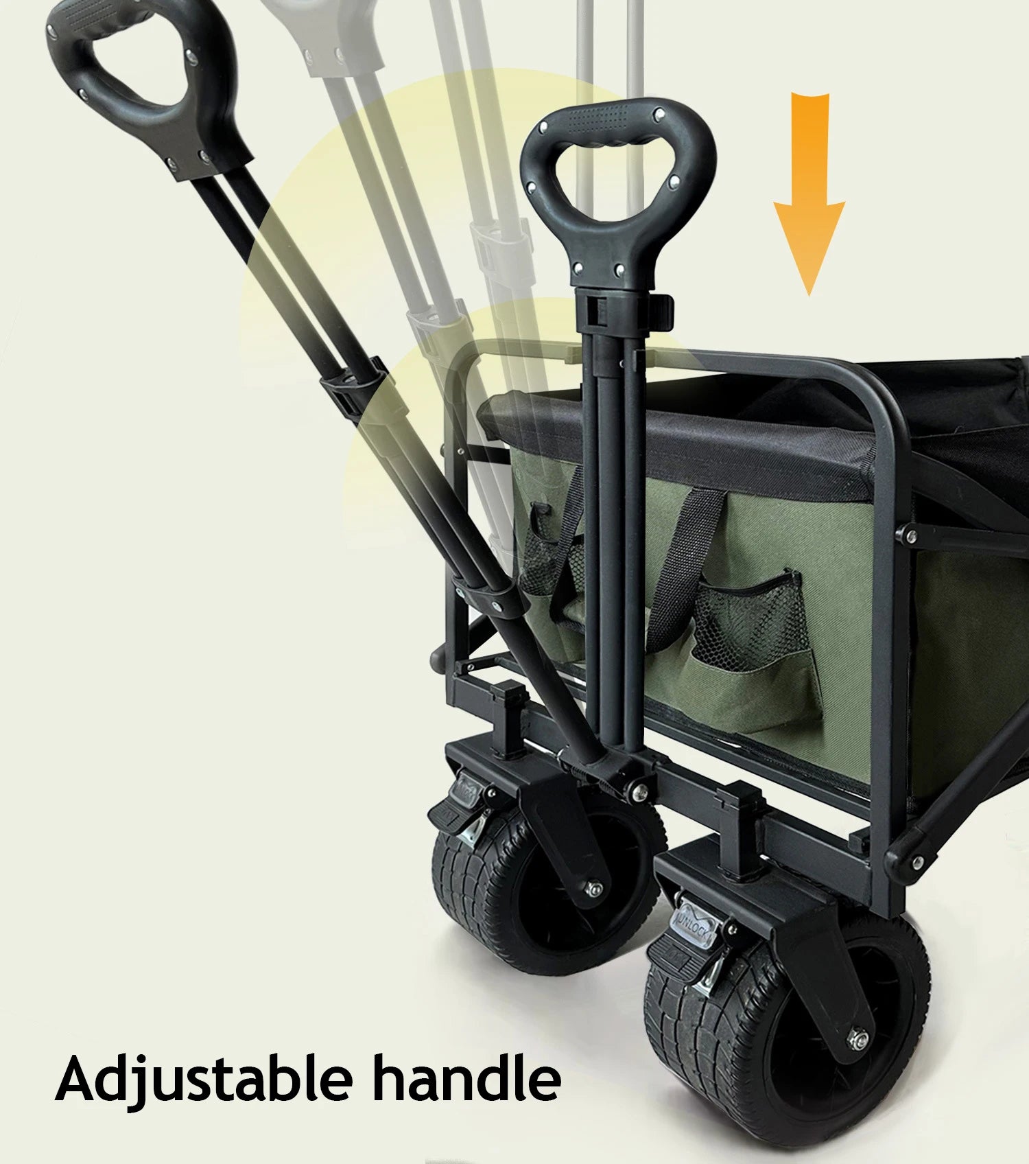 Foldable Camping Cart Garden Outdoor Carts