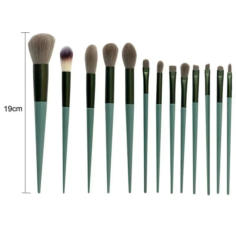 HOT13 PCS Makeup Brushes Set Eye Shadow Foundation Women Cosmetic Brush Eyeshadow Beauty Foundation Brush Soft Make Up Tools