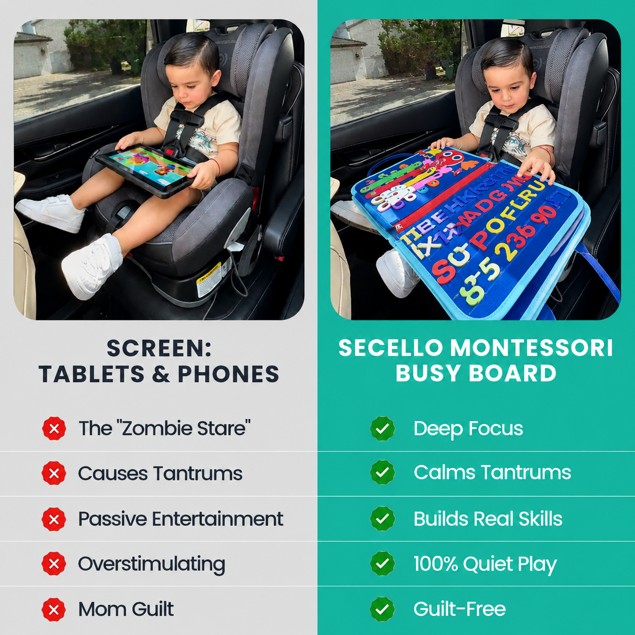 Montessori Busy Board For Children