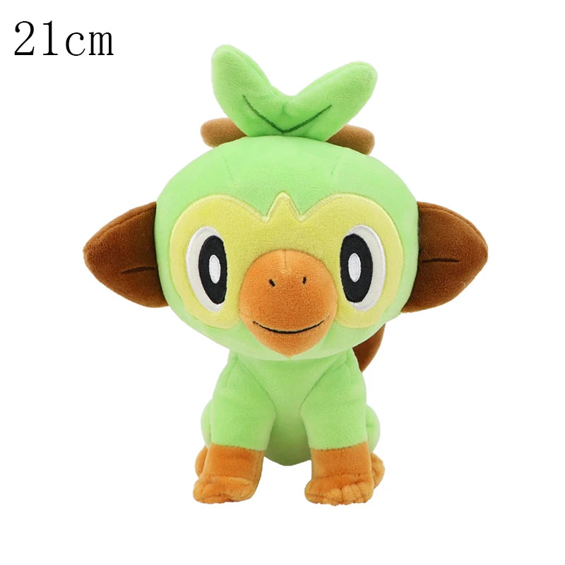 Kawaii Pokémon Sword and Shield Scorbunny Evolution Raboot Cinderace Plush Toys Sobble Grookey Stuffed Doll Rabbit Kid Xmas Gift