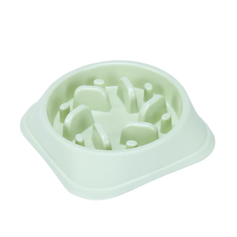 Hot Sale New Pet Dog Bowls Slow Feeder Plastic Anti Choking Puppy Cat Eating Dish Bowl Anti-Gulping Food Plate Dog Food Bowl Dog