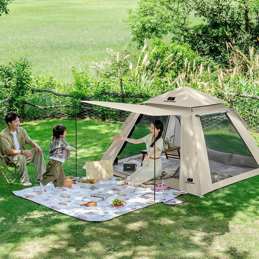 Qingchuan 4-Sided Outdoor Tent for Camping & Beach