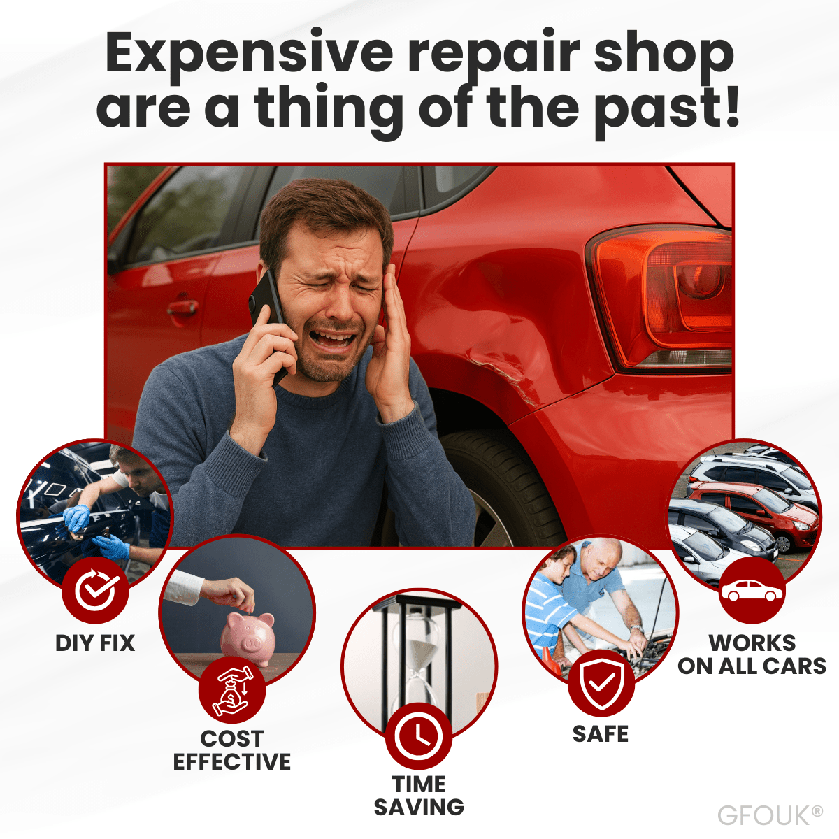 GFOUK® Automotive Dent Remover for Car Body Dent