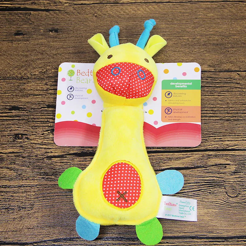 New Party gifts Dog Toys Pet Puppy Chew Squeaker Squeaky Plush Sound Cartoon dinosaur/Deer/Monkey Toys small pet gift