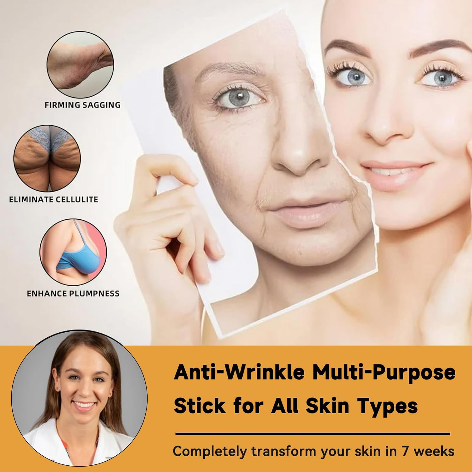 Botox Bee Venom Firming Serum Stick, Advanced Firming Cream, Moisturizes, Lifts, Plumps and Firms Skin, Natural Ingredients for All Skin Types