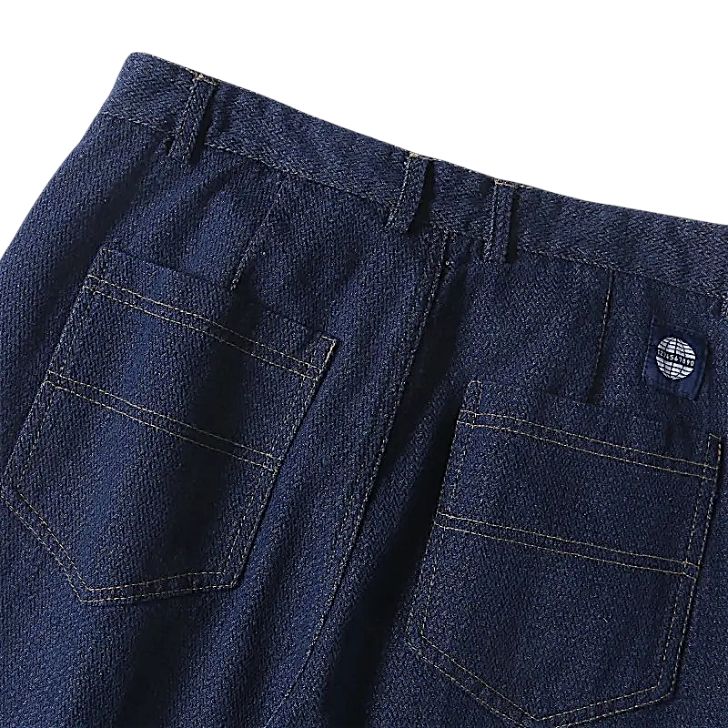 Baggy carrot denim jean