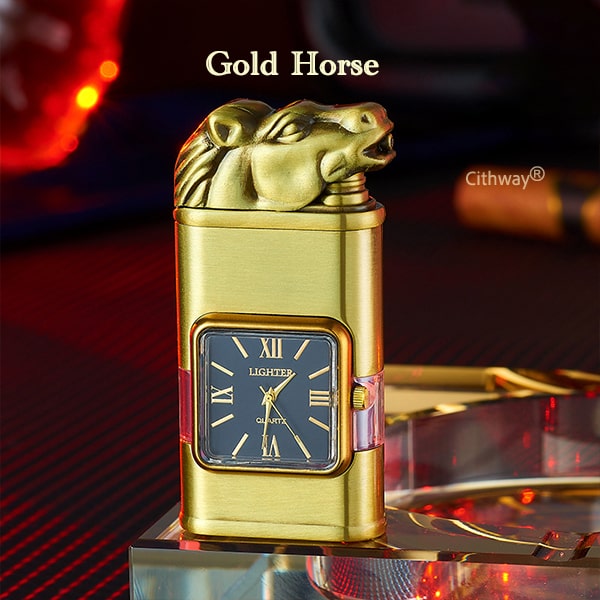 Cithway® Windproof Dual-Flame Vintage Watch Lighter