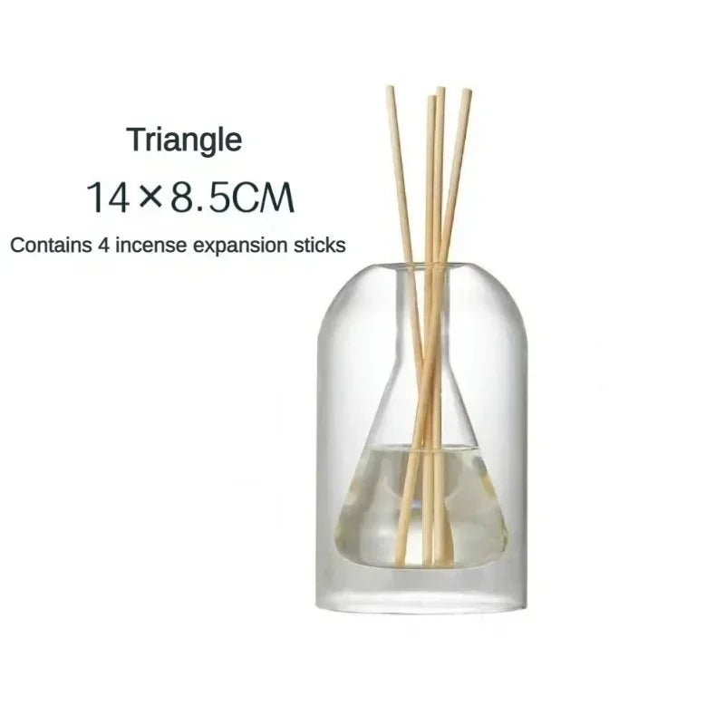 Storage Containers Diffuser Bottles Aromatherapy Diffuser Bottle Modern Simple Diffuser Glass Bottle Essential Oil Organizers