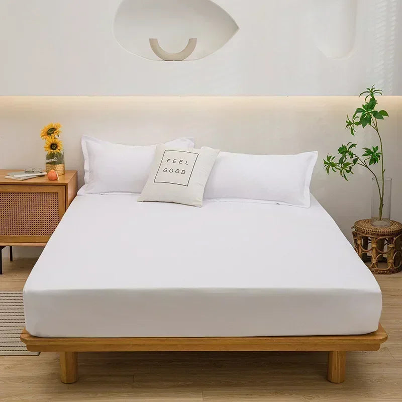 Pure cotton bedsheet single piece protective cover dust cover with raised student cotton plaid   1003