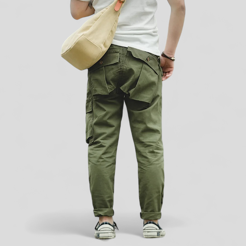 Tactical cotton canvas cargo pants