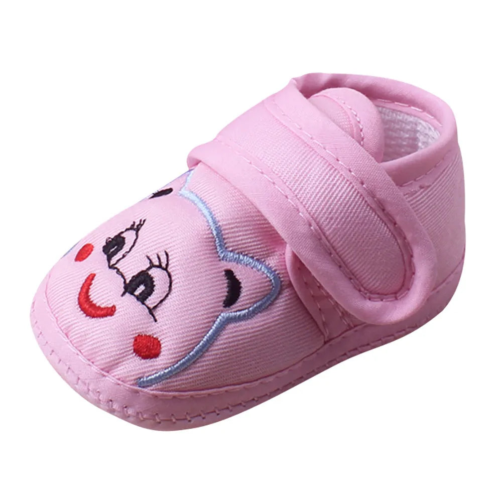 Cartoon Baby Booties Girl Boy Soft Sole Anti-slip Shoes Toddler Shoes Scarpe Bambino Baby Schoenen Newborn Shoes First Walkers