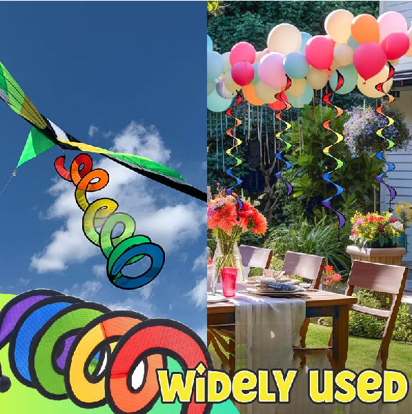Camping Tent Foldable Spiral Wind Spinner