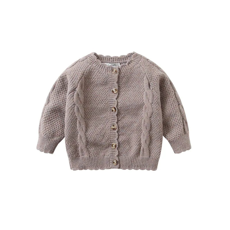 Girls Dress 2024 Autumn Printing Fashion Children Dress Cotton Thickened Warm Girls Jacket Cardigan Jumper Children's Clothing