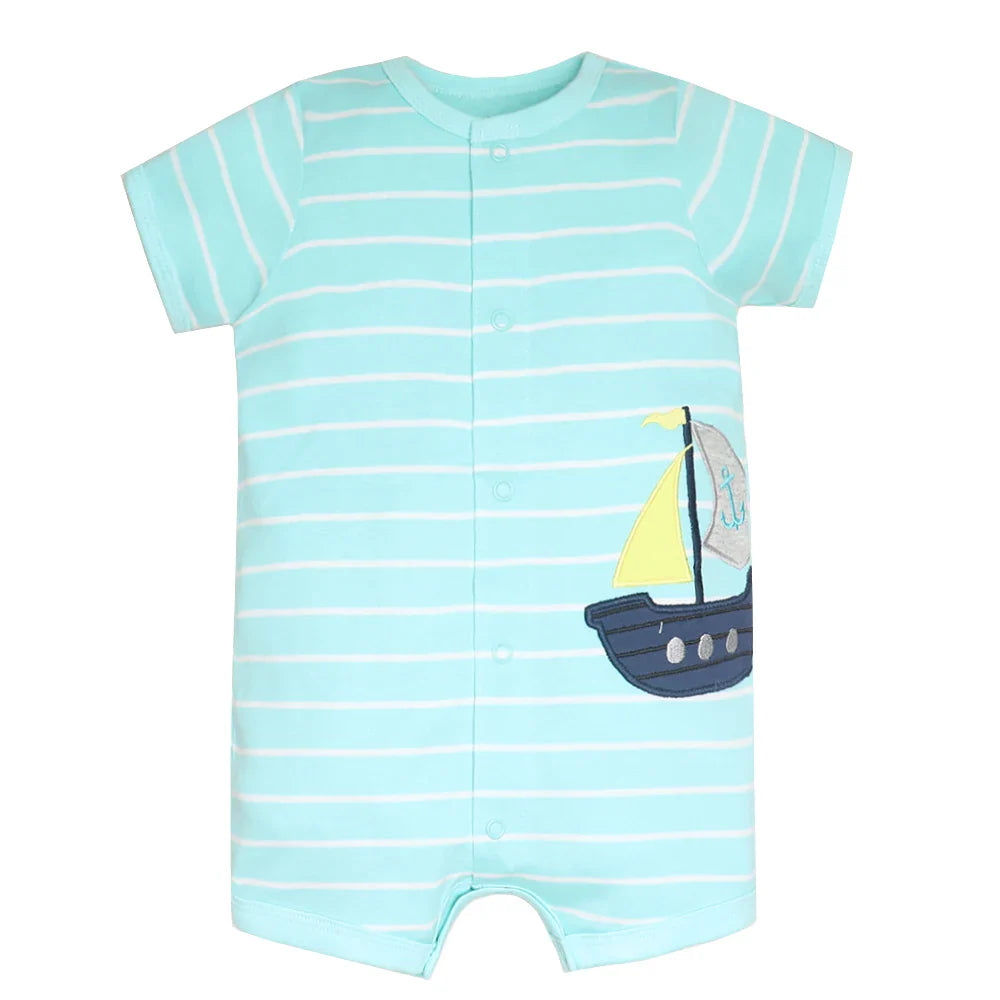 Summer brands Newborn Baby Rompers Short Sleeve