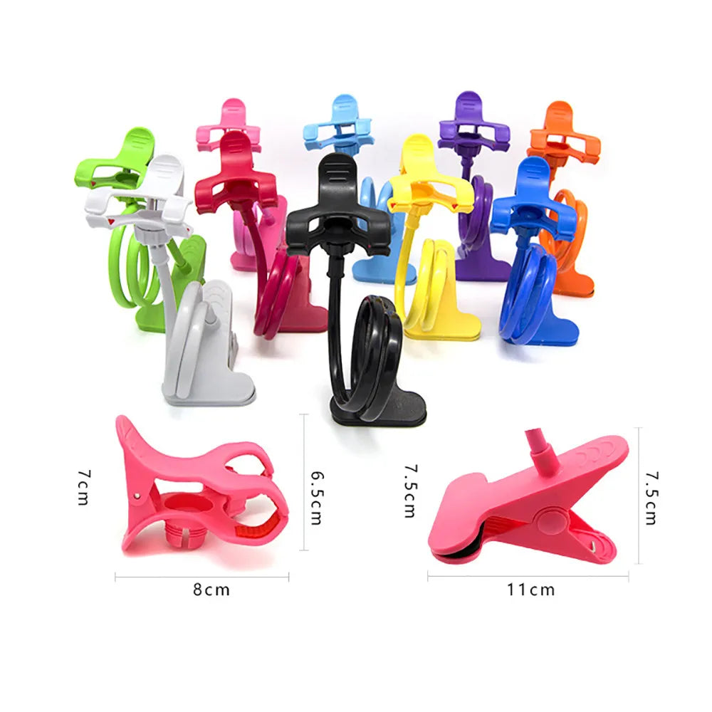 Universal Mobile Phone Lazy Holder for Desk Gooseneck Phone Stand Holder Flexible Bed Table Clip Bracket Cellphone Holder Arm