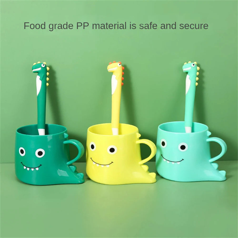 Mouthwash Cup Baby Children Cute Creative Gargle Cup Toothbrush Cup Dinosaur Cartoon Thickened Cup