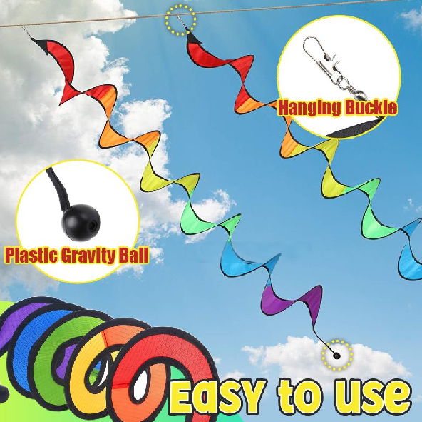 Camping Tent Foldable Spiral Wind Spinner
