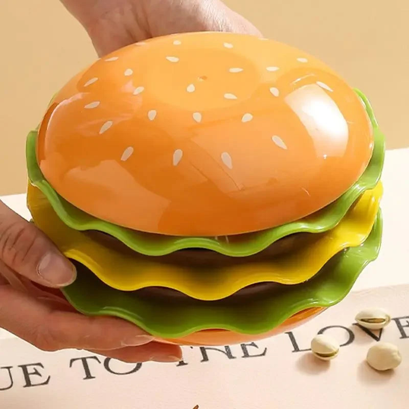 Stackable Hamburger Plate Set Mini Dinner Plate Funny Sauce Containers Seasoning Bowls Sauce Bowls Table Decor